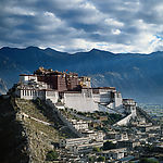 西藏城市素材，布达拉宫