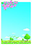 春天风格背景