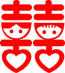 大红喜字