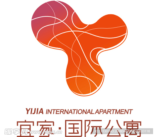 宜家国际公寓LOGO