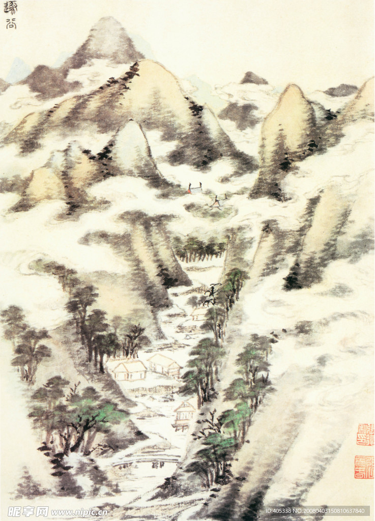 西林十六景图
