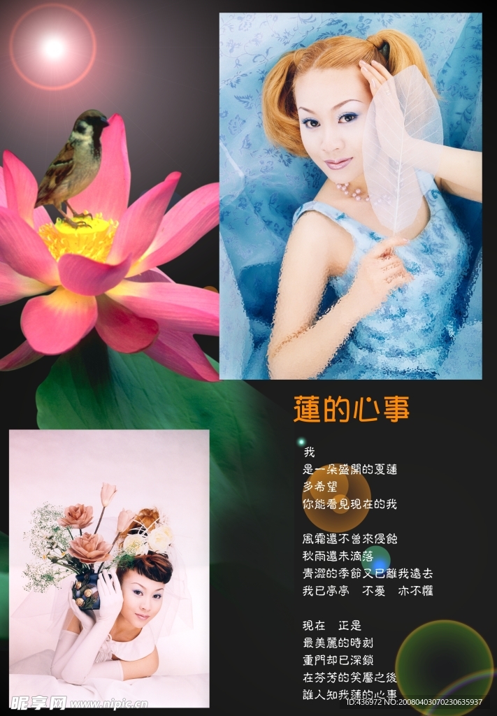 艺术照模板