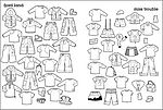 服装体型图设计类母板之童装体型