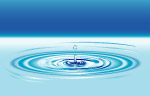 水滴波纹