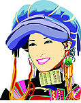少数民族少女