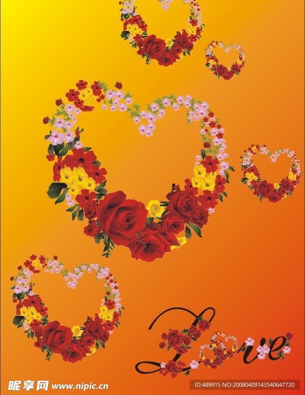 百花，心