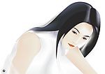 高清晰矢量精品美女素材