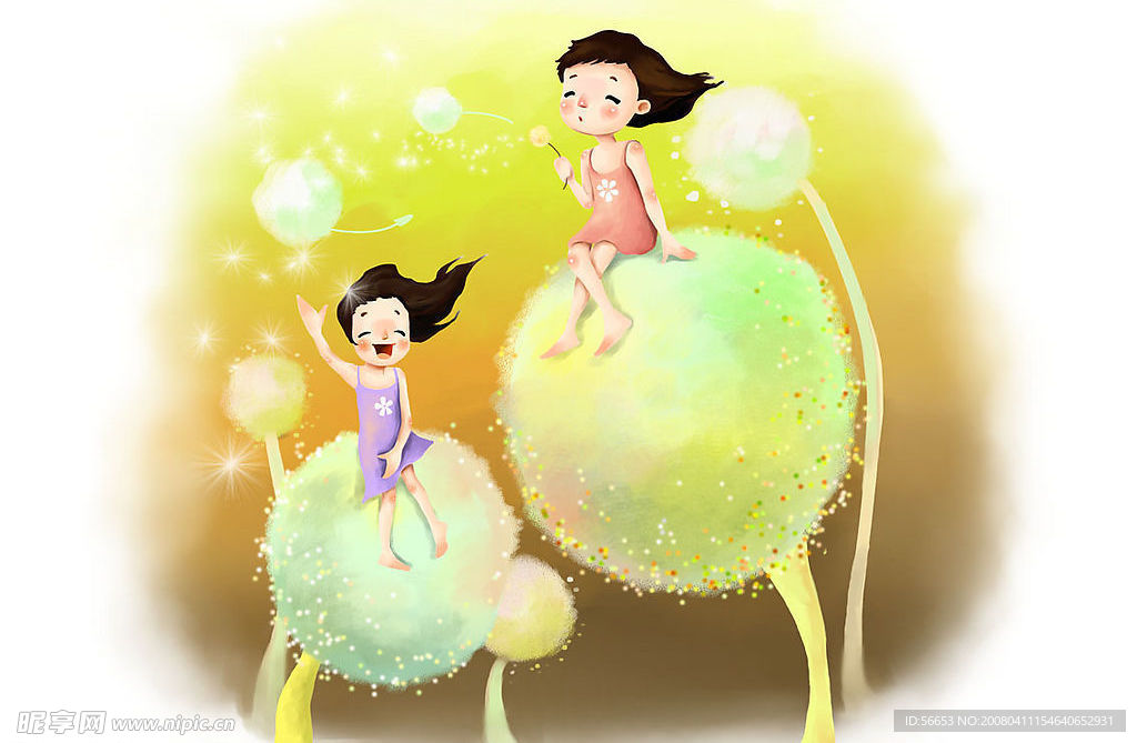 儿童友谊插画系列