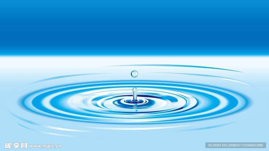 超写实水滴矢量图