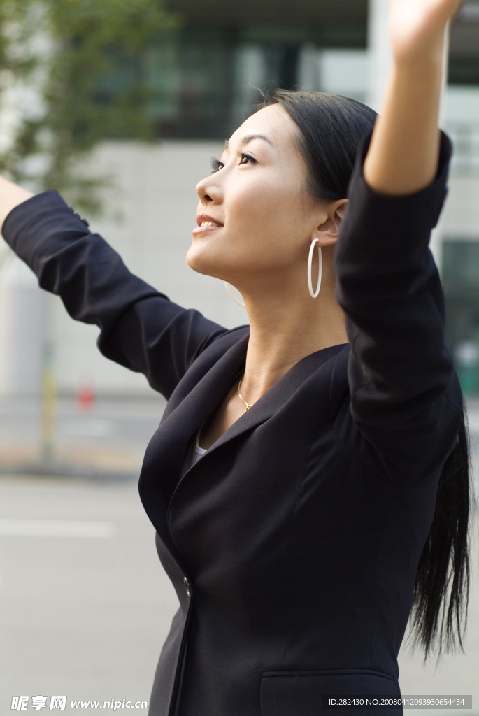 轻松的职业女性