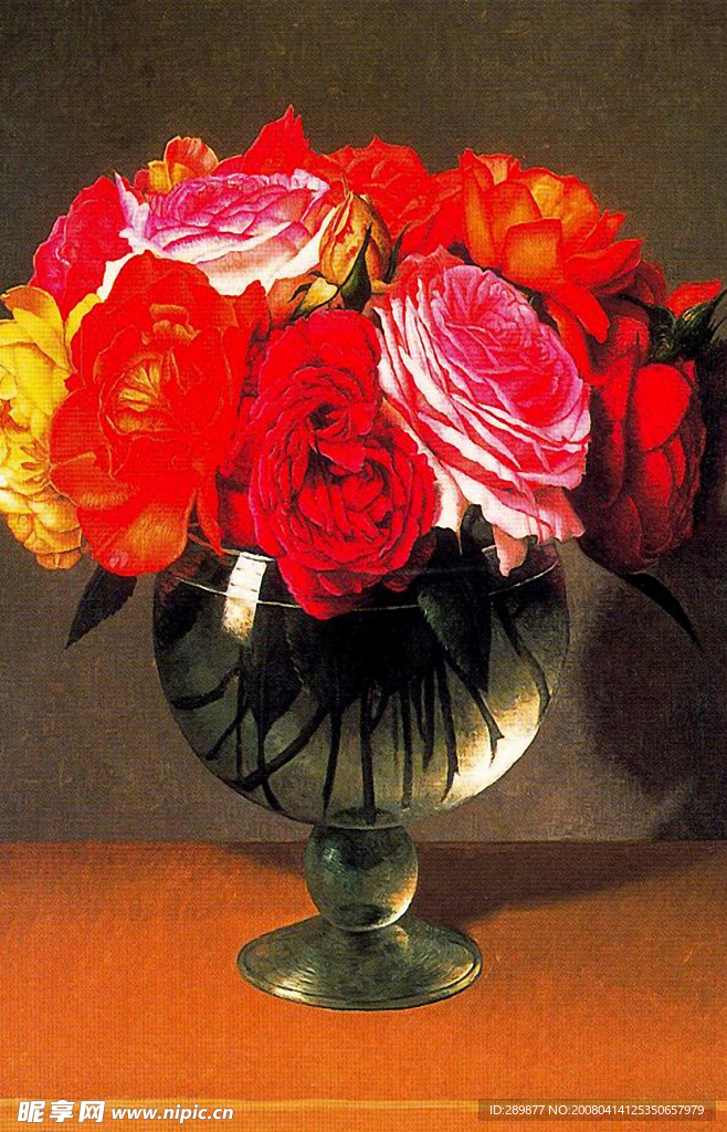 精品油画 花1