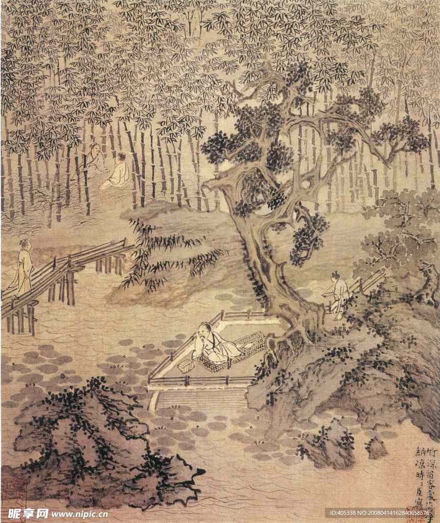 杜陵诗意图(之三)