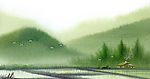 水墨画