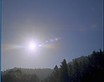 太阳滑过天空