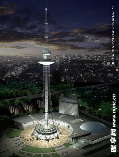 夜景效果图
