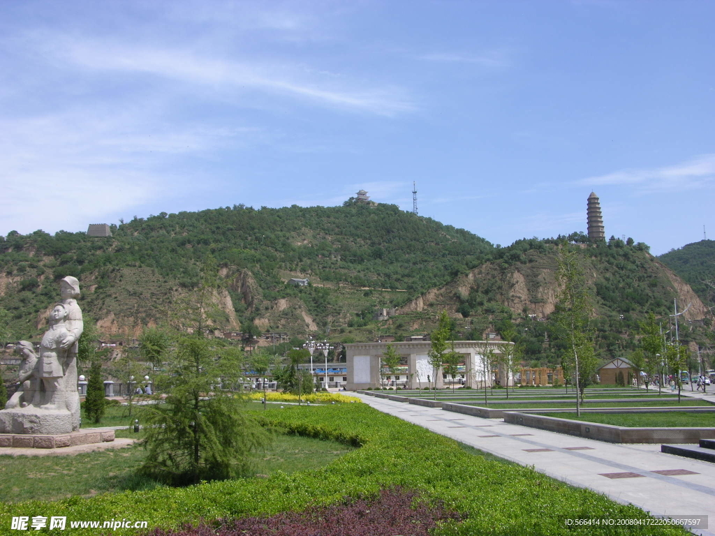 红色旅游-延安宝塔山