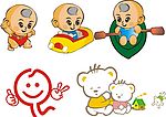 矢量人物 - 儿童幼儿
