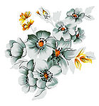 精品花纹 边框 模板