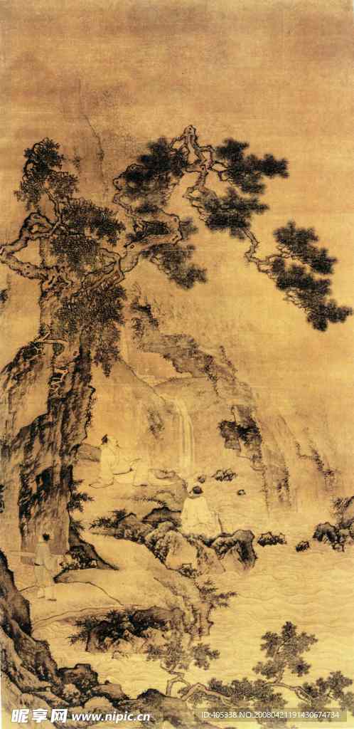 沧浪濯足图