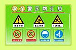 宣传栏（警示标识汇总）