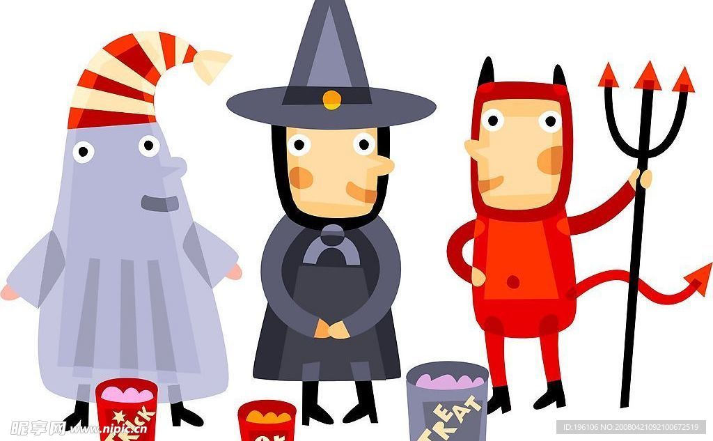 ghost-鬼 巫师 小魔鬼 另类设计元素