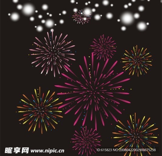 闪亮烟花