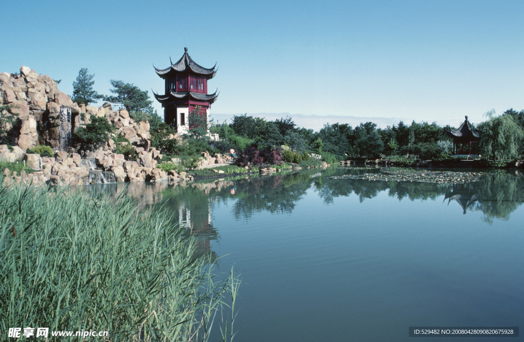 中国园林水景