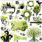 春天时尚花纹