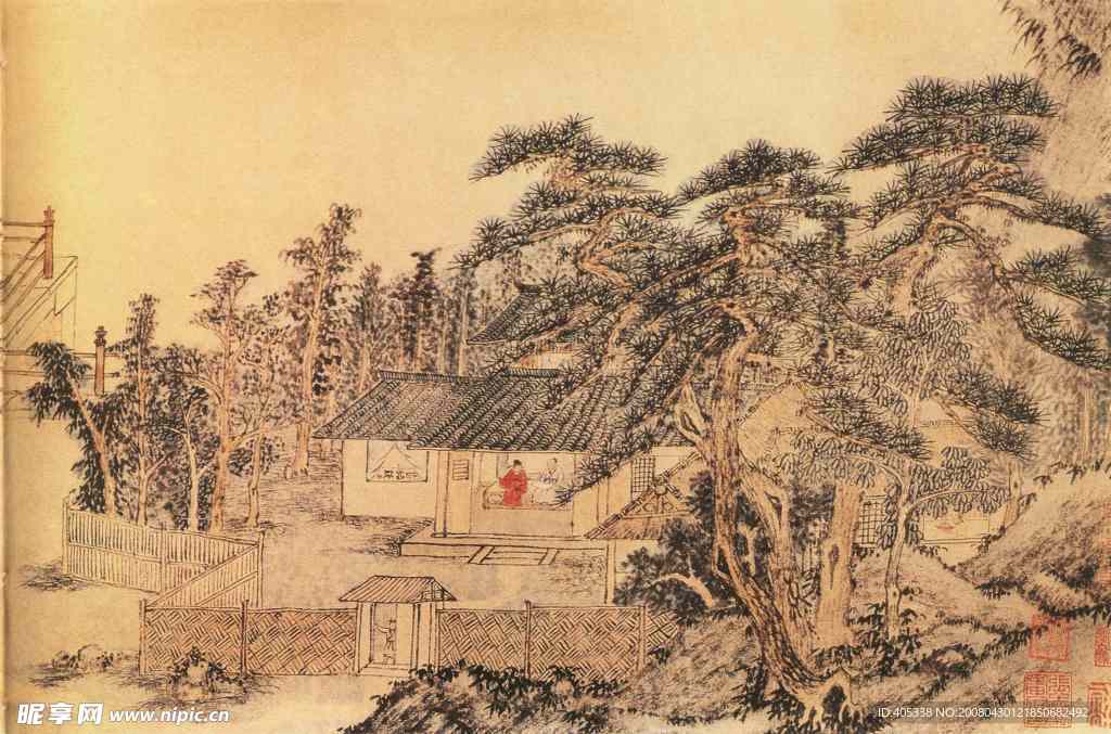 友松图