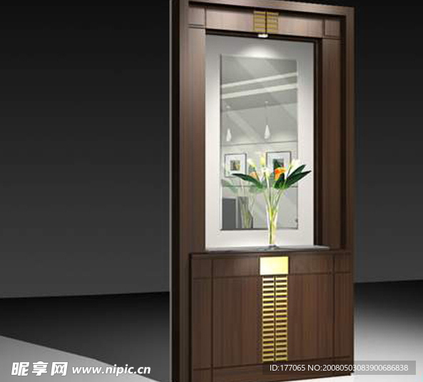 室内模型——壁柜