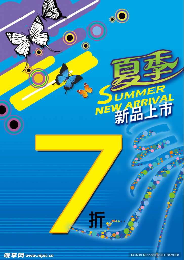 夏款上市海报