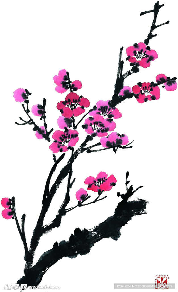 国画 梅
