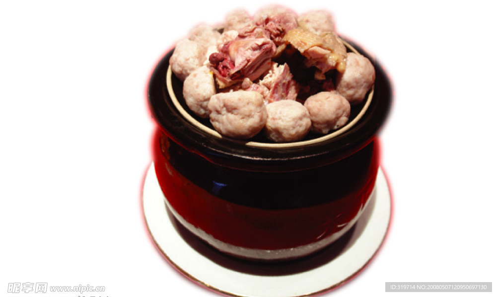 肉丸土鸡汤