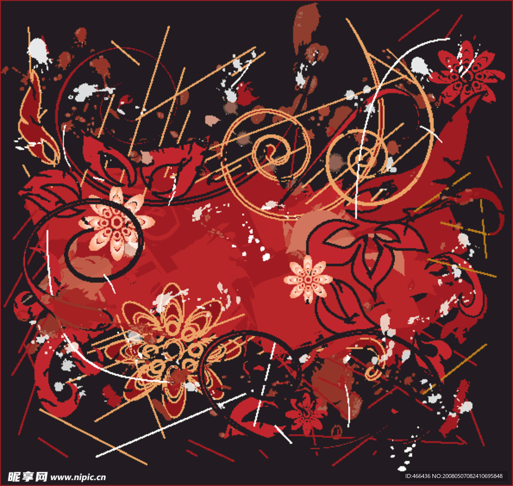 花、背景、时尚
