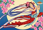 中秋节嫦娥奔月