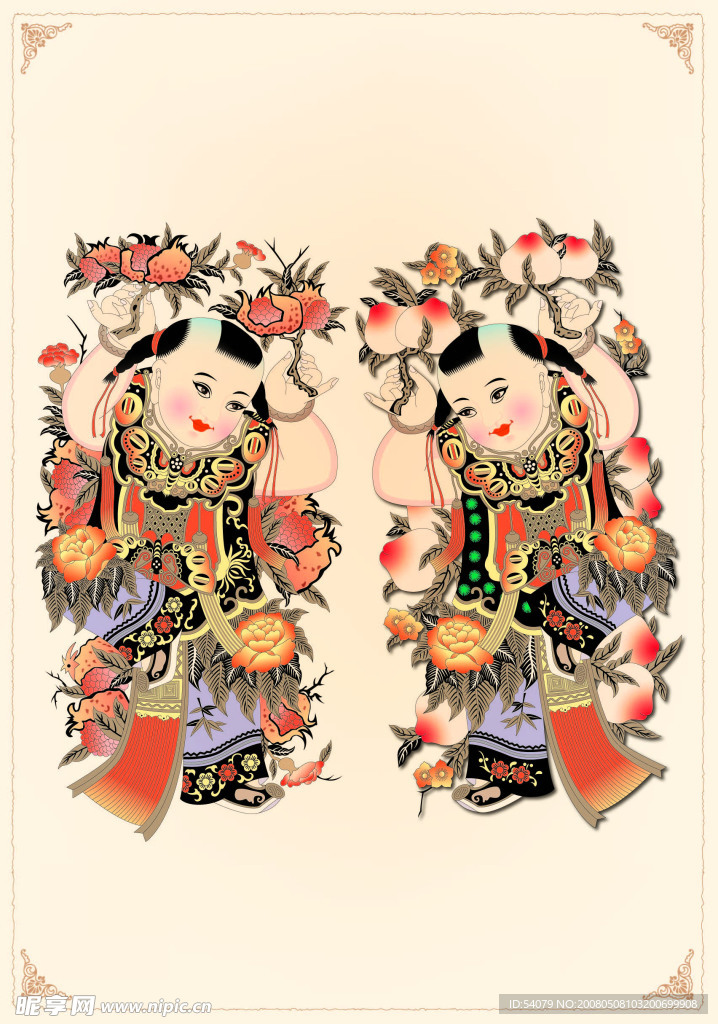 古典儿童素材