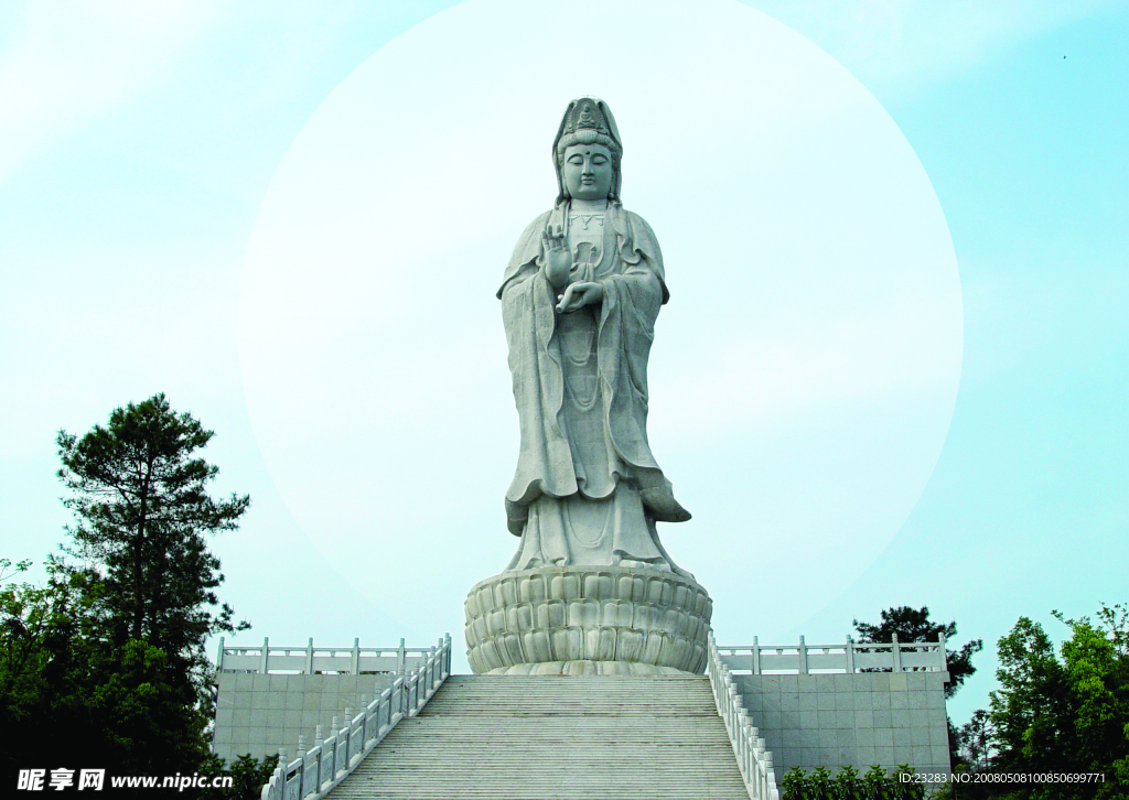 世界上最高的石雕观音像