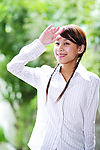 清纯女孩遥望