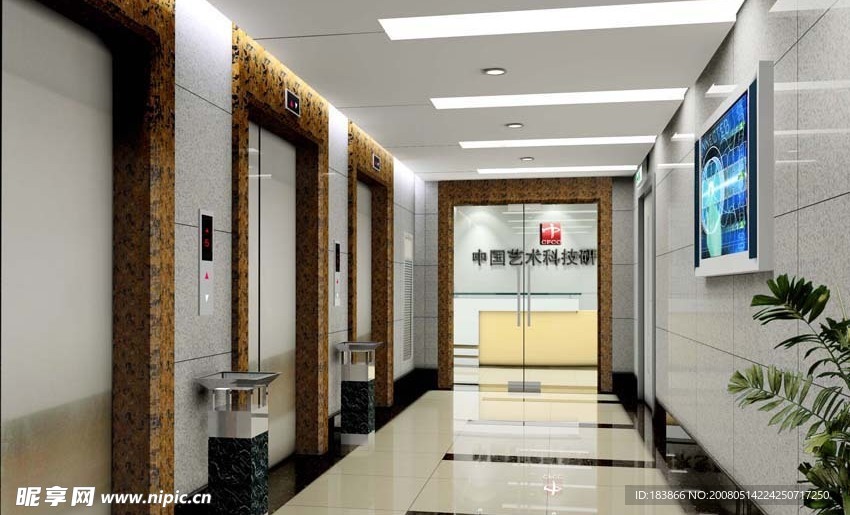 过道走廊(模型贴图全)