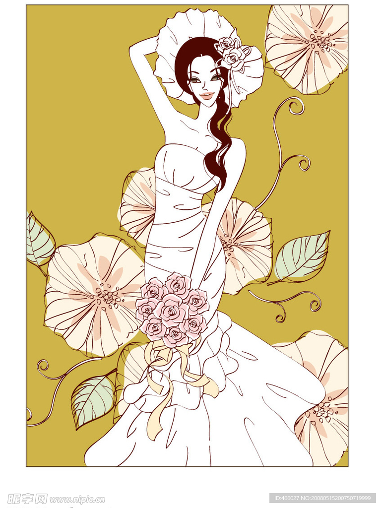 甜蜜婚姻矢量