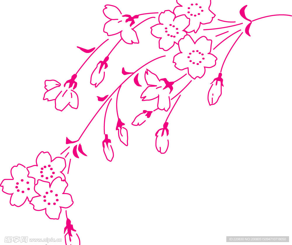 一串花