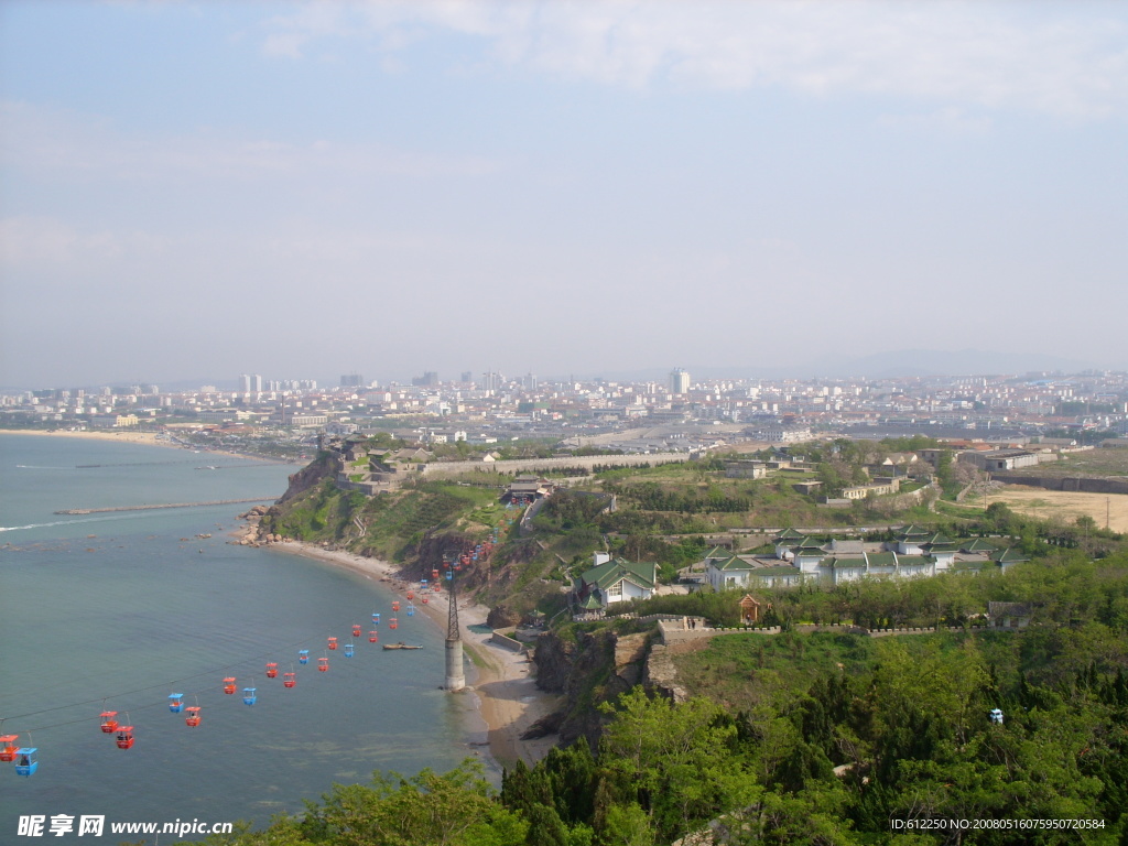 蓬莱半城全景