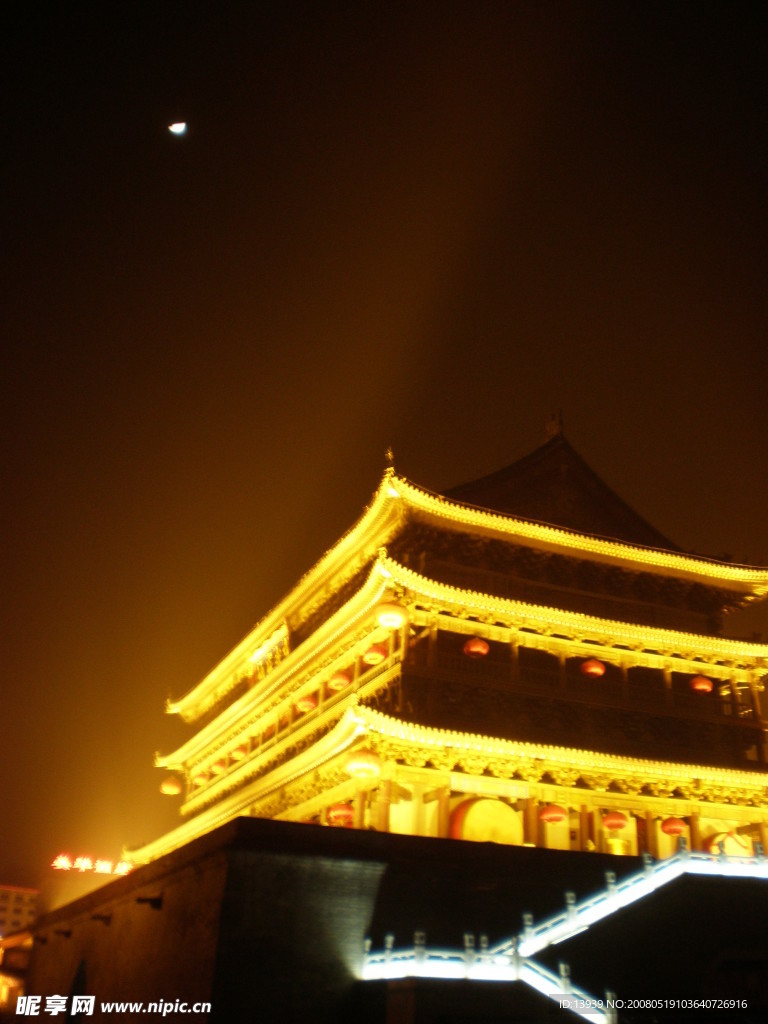 西安鼓楼夜景