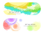 水彩花纹