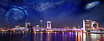 夜晚的城市