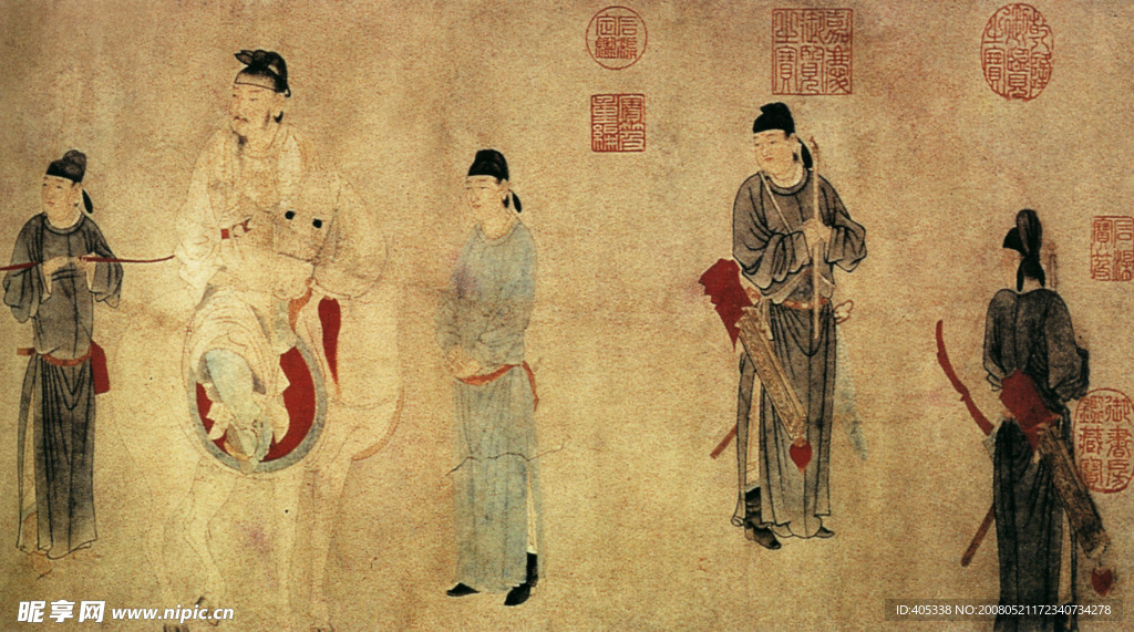 杨贵妃上马图二
