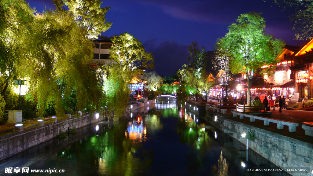 丽江夜景