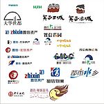 房产楼盘矢量标志合集