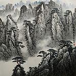 奇峰竟秀
