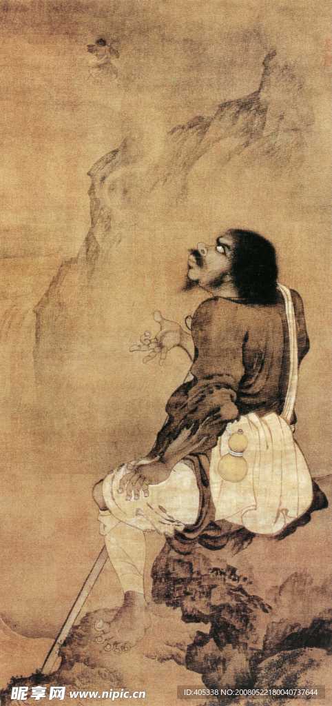 铁拐仙人像